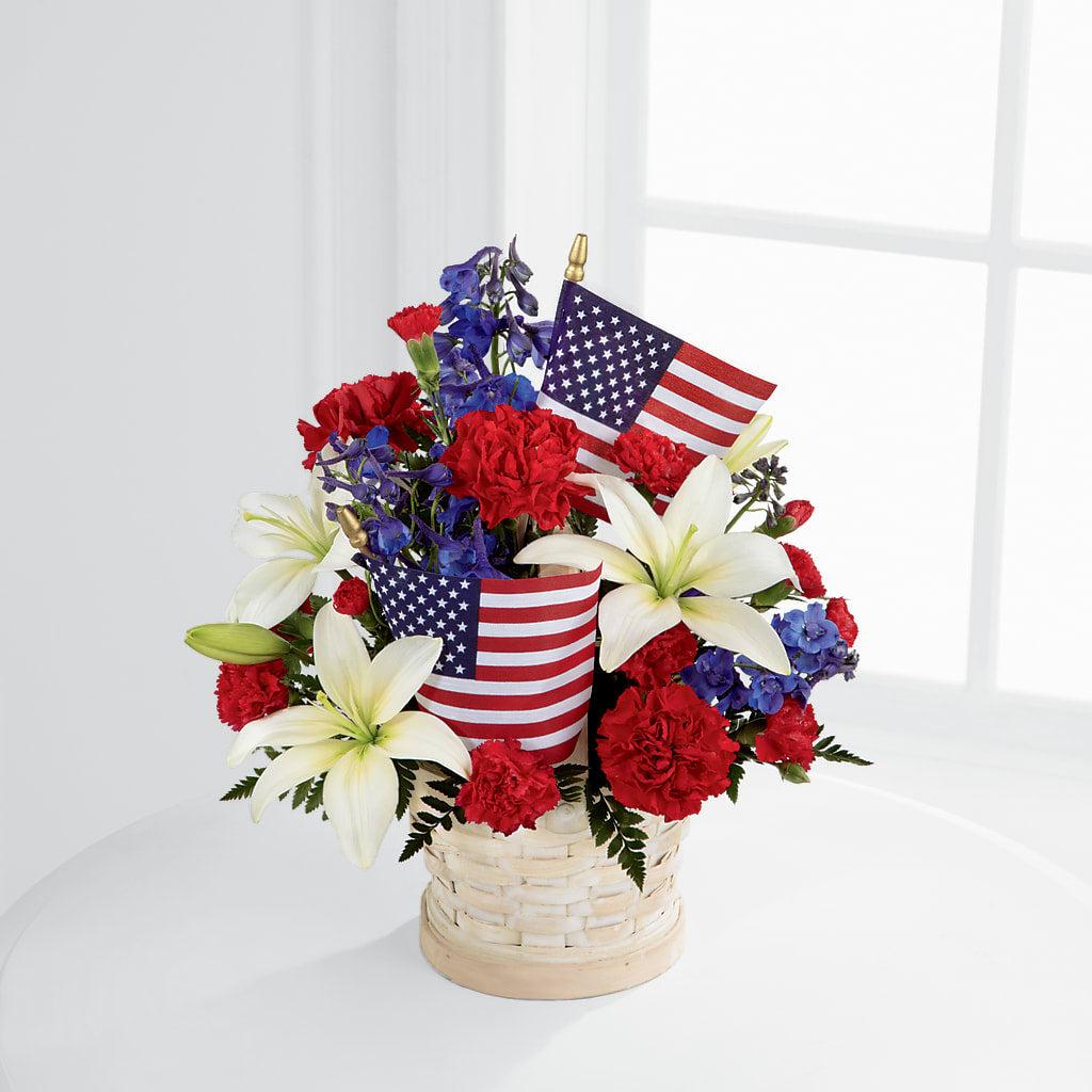 American Glory Bouquet – MEME'S FRANKLIN FLOWER SHOP, Franklin LA