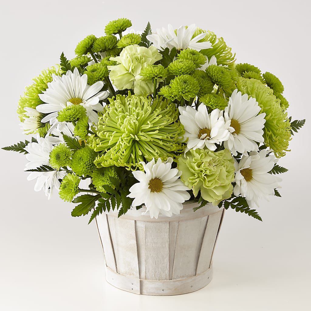 Lucky Charm Basket (Standard) – MEME'S FRANKLIN FLOWER SHOP, Franklin LA
