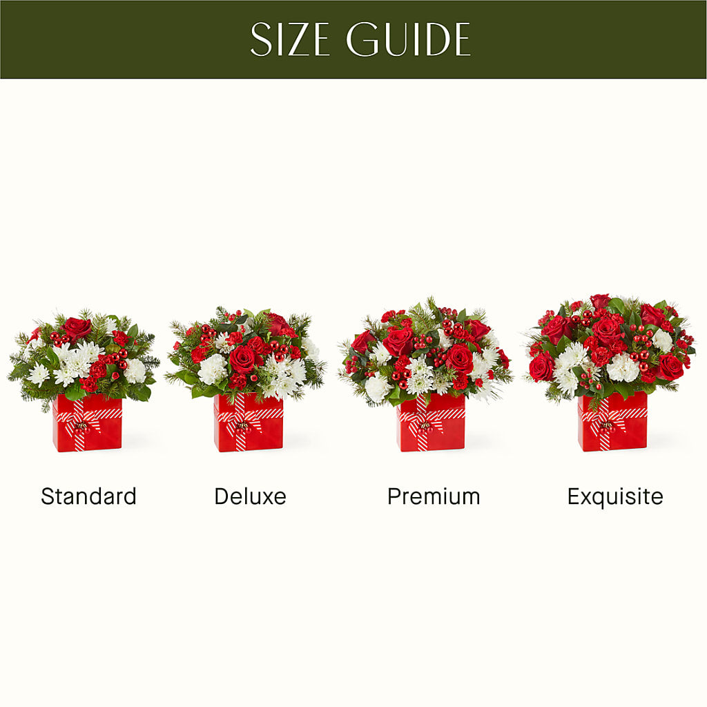 Presents Under the Tree Bouquet – MEME'S FRANKLIN FLOWER SHOP, Franklin LA