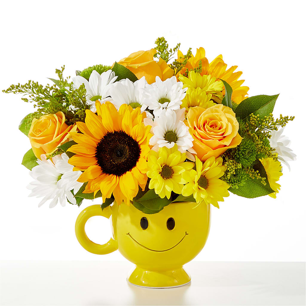 Be Happy Bouquet – MEME'S FRANKLIN FLOWER SHOP, Franklin LA