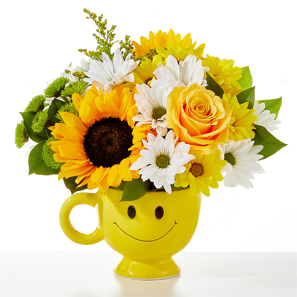 Be Happy Bouquet – MEME'S FRANKLIN FLOWER SHOP, Franklin LA