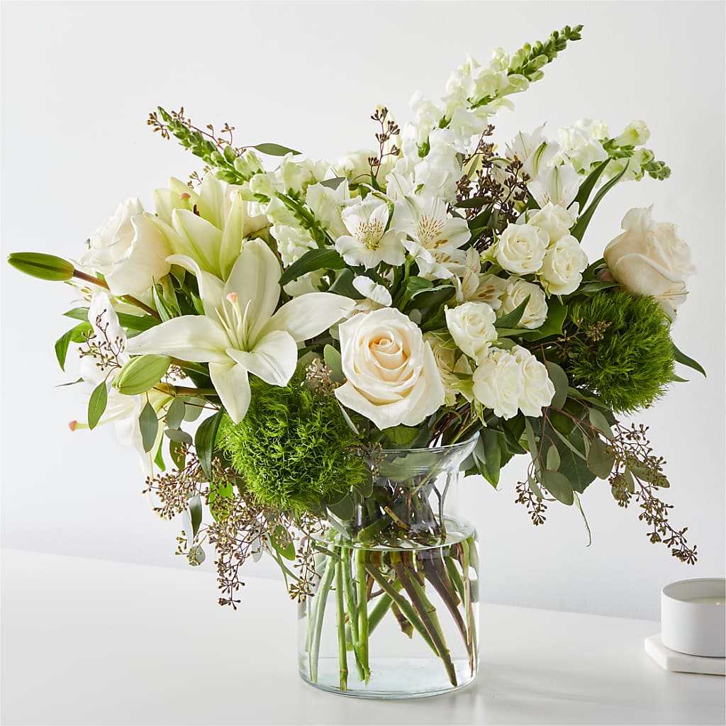 Fresh Linen Bouquet – MEME'S FRANKLIN FLOWER SHOP, Franklin LA