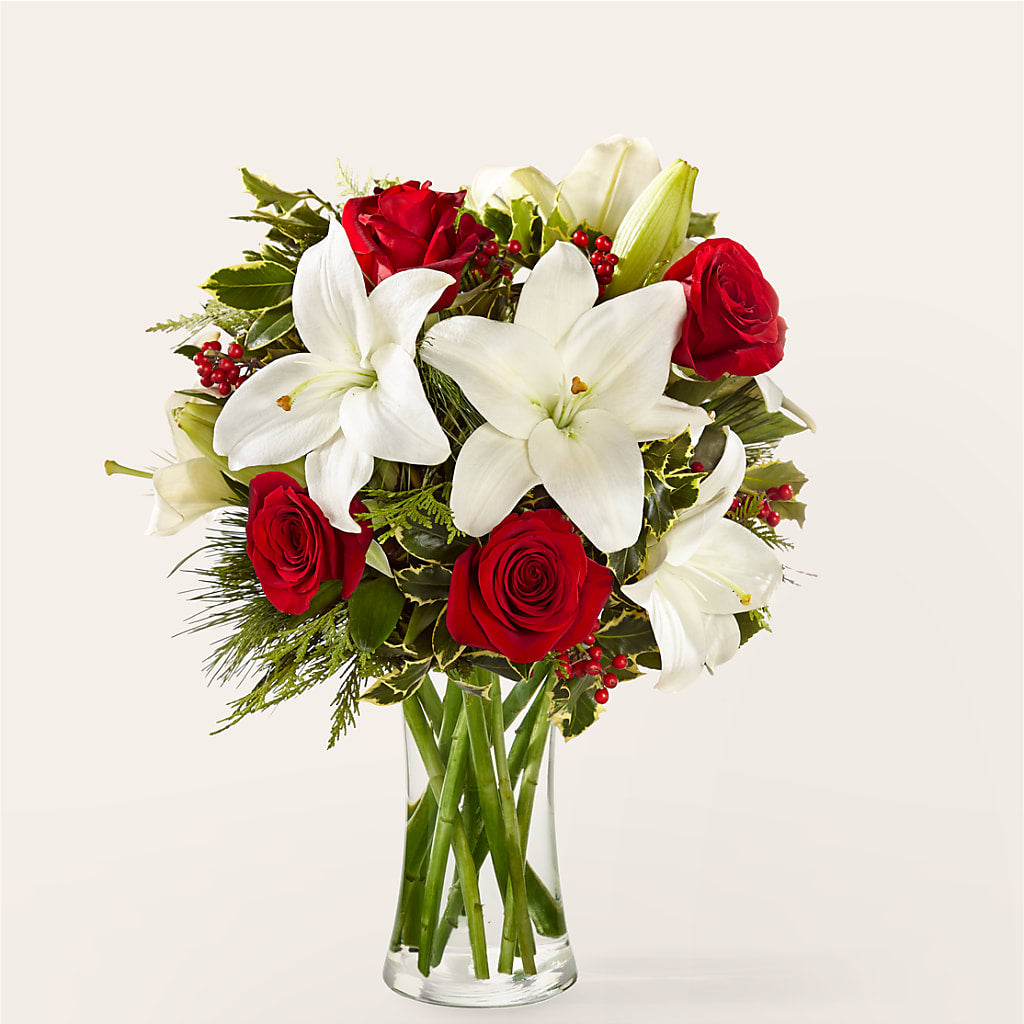 Sparkling Snowflakes Bouquet – MEME'S FRANKLIN FLOWER SHOP, Franklin LA