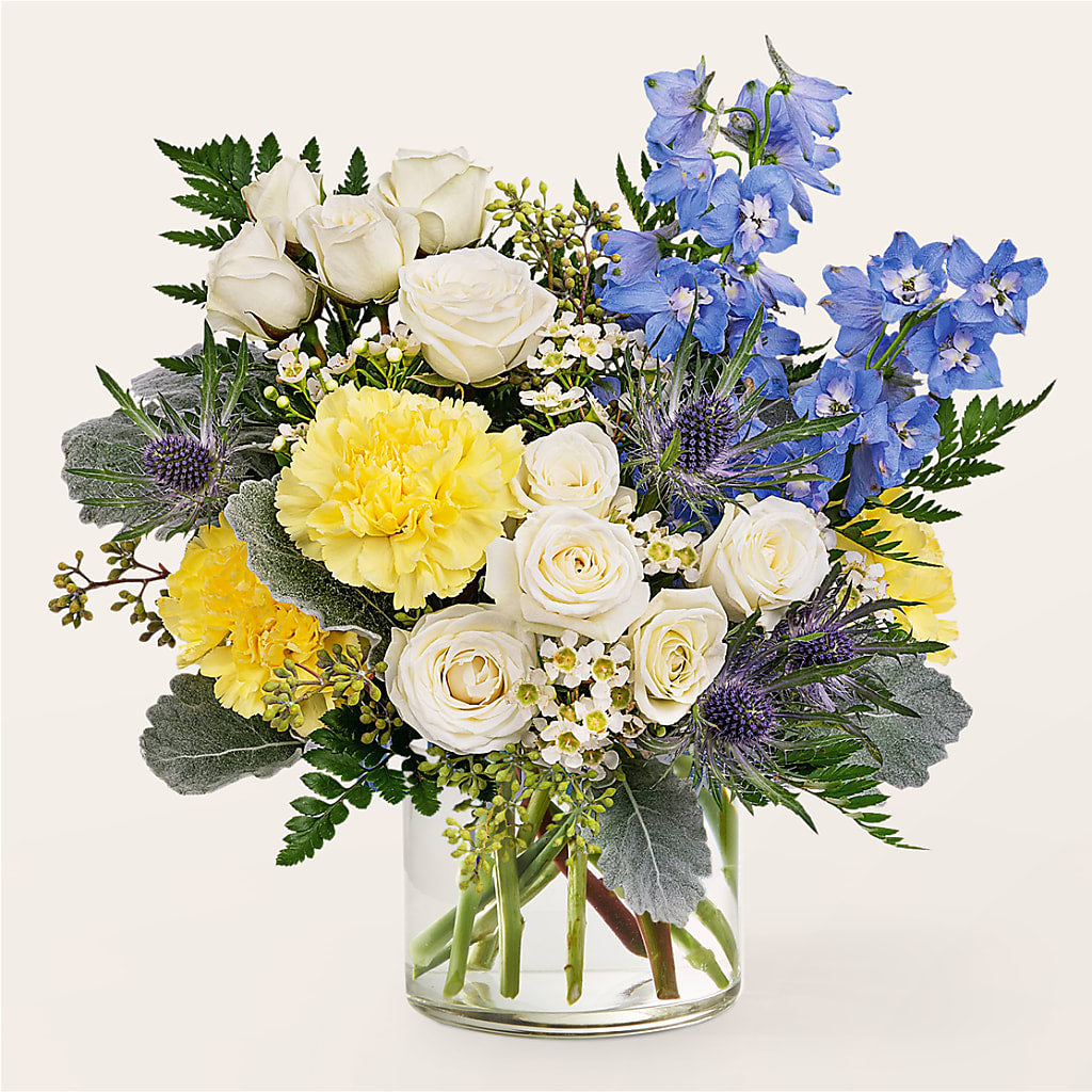 Lemon Sorbet Bouquet – MEME'S FRANKLIN FLOWER SHOP, Franklin LA