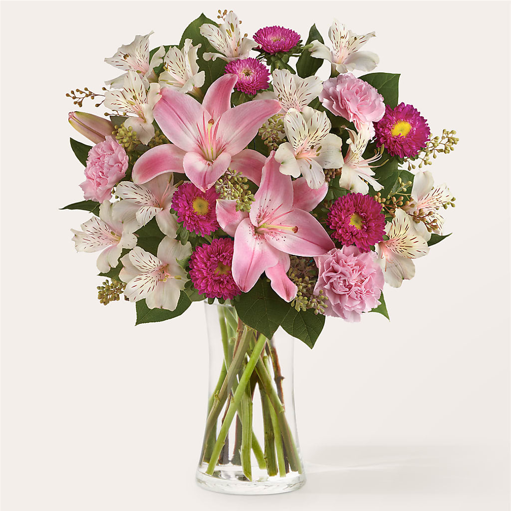 Feeling Fuchsia Bouquet – MEME'S FRANKLIN FLOWER SHOP, Franklin LA