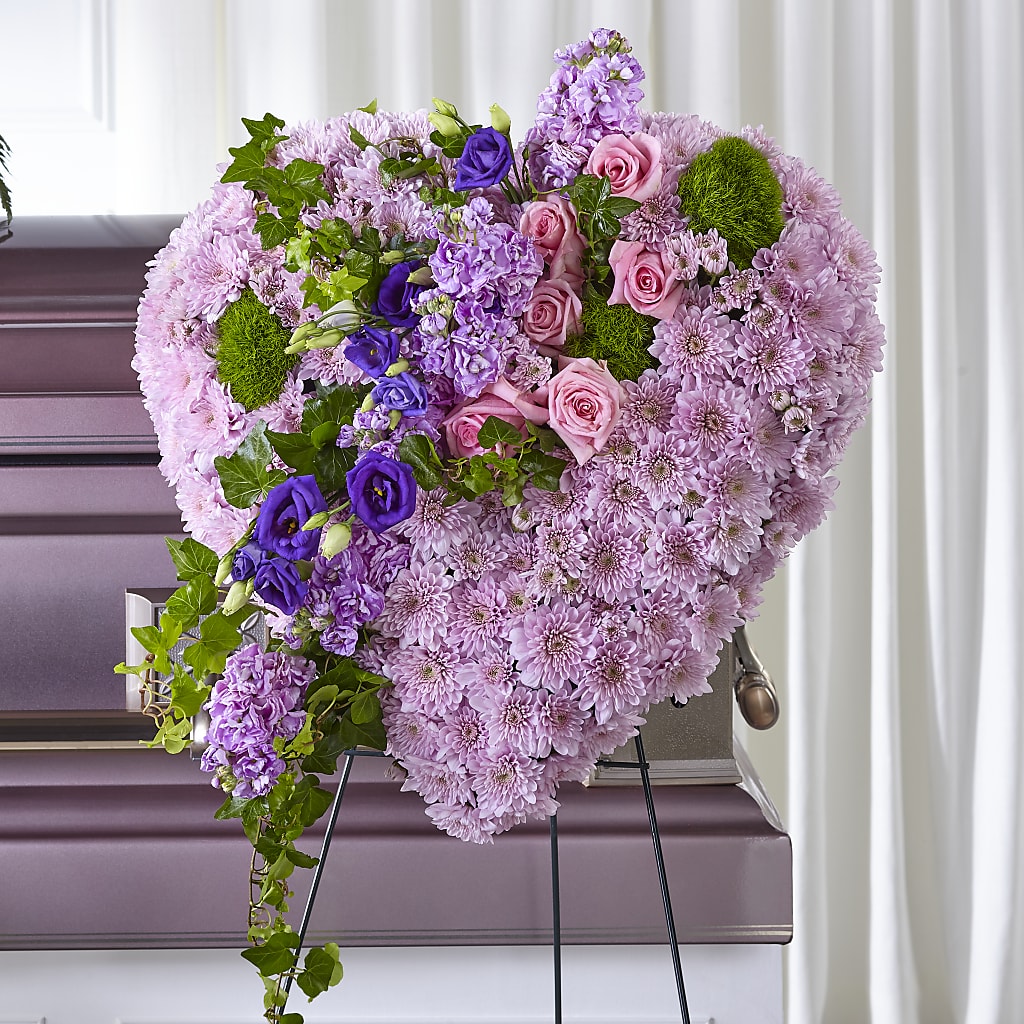 Treasured Love Standing Heart – MEME'S FRANKLIN FLOWER SHOP, Franklin LA