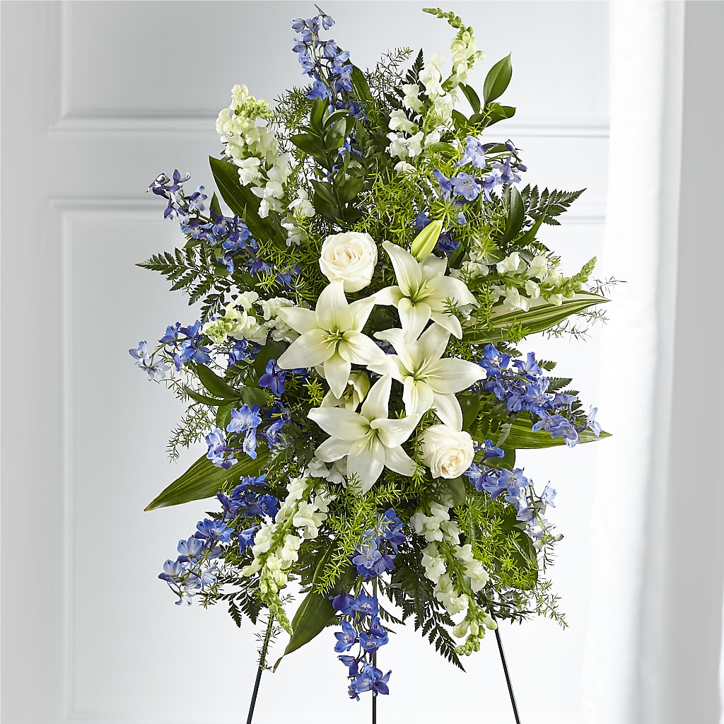 Faithful Friend Standing Spray – MEME'S FRANKLIN FLOWER SHOP, Franklin LA