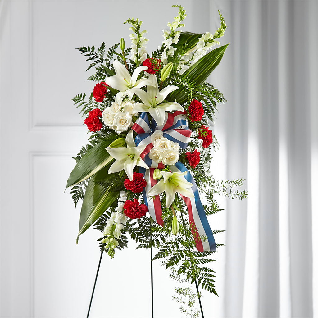 Stars of Life Standing Spray – MEME'S FRANKLIN FLOWER SHOP, Franklin LA