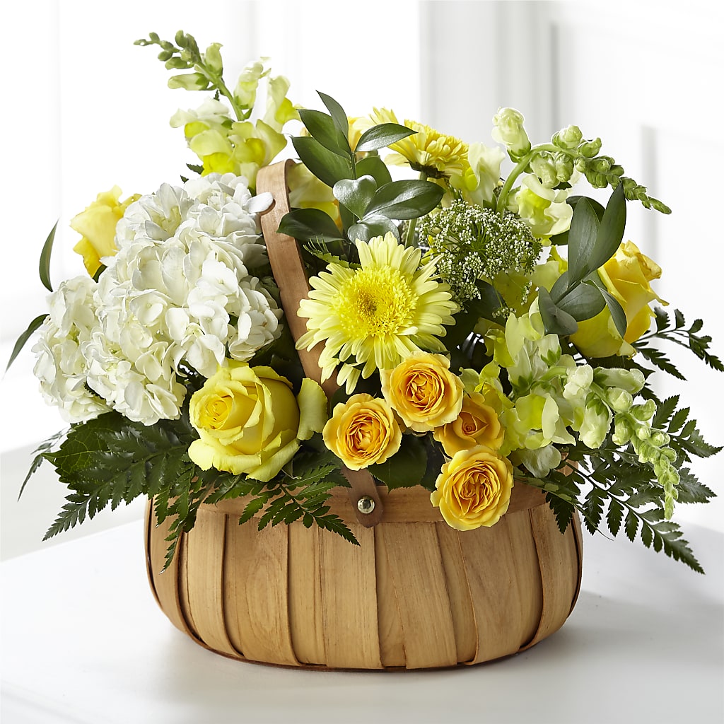 Rustic Remembrance Basket – MEME'S FRANKLIN FLOWER SHOP, Franklin LA