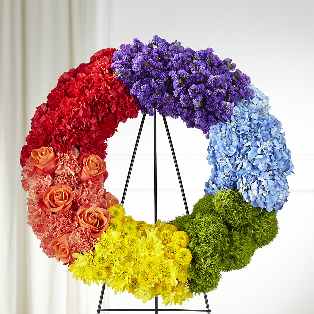 Circle of Love Wreath – MEME'S FRANKLIN FLOWER SHOP, Franklin LA