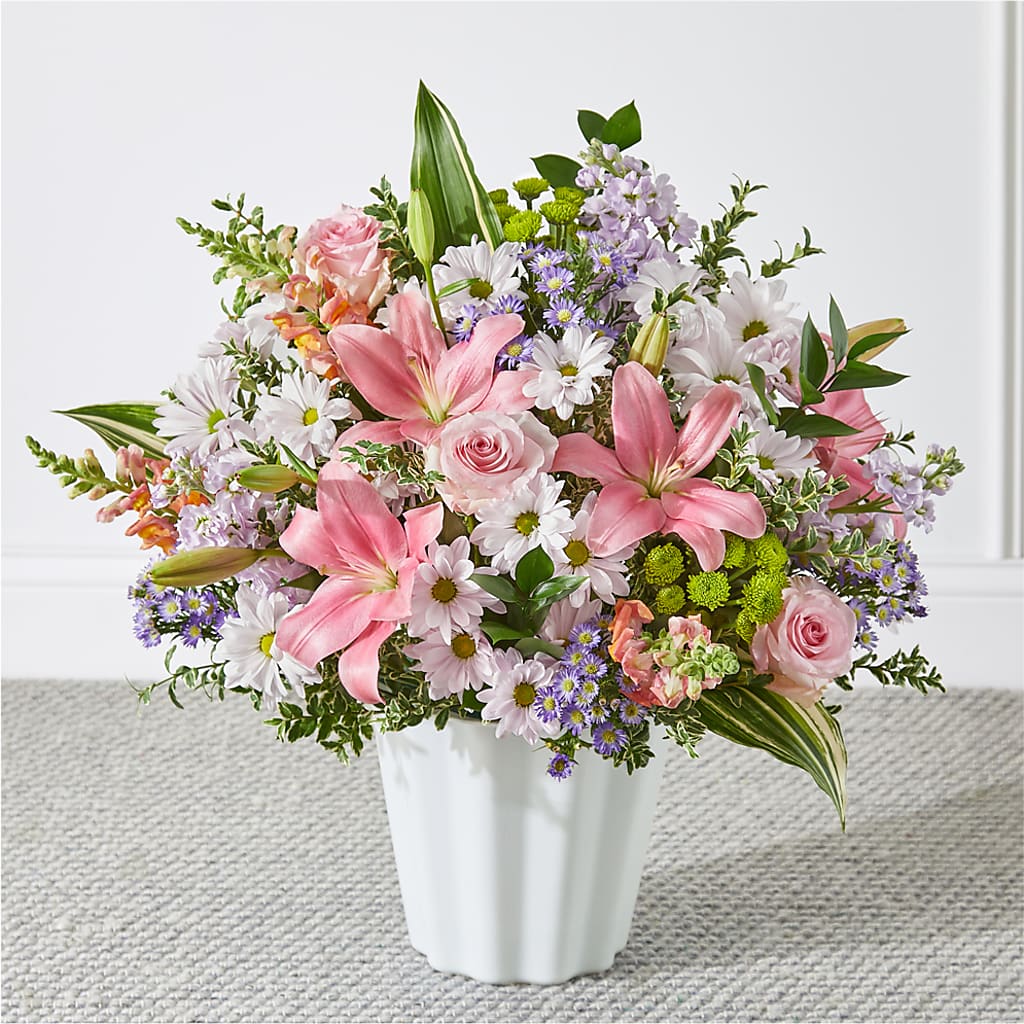 Abundant Compassion Floor Basket – MEME'S FRANKLIN FLOWER SHOP, Franklin LA