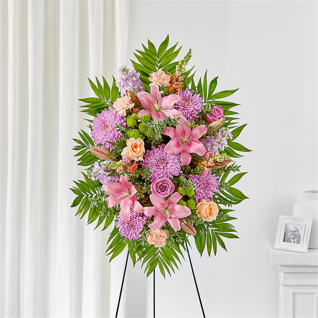 Love & Light Standing Spray – MEME'S FRANKLIN FLOWER SHOP, Franklin LA