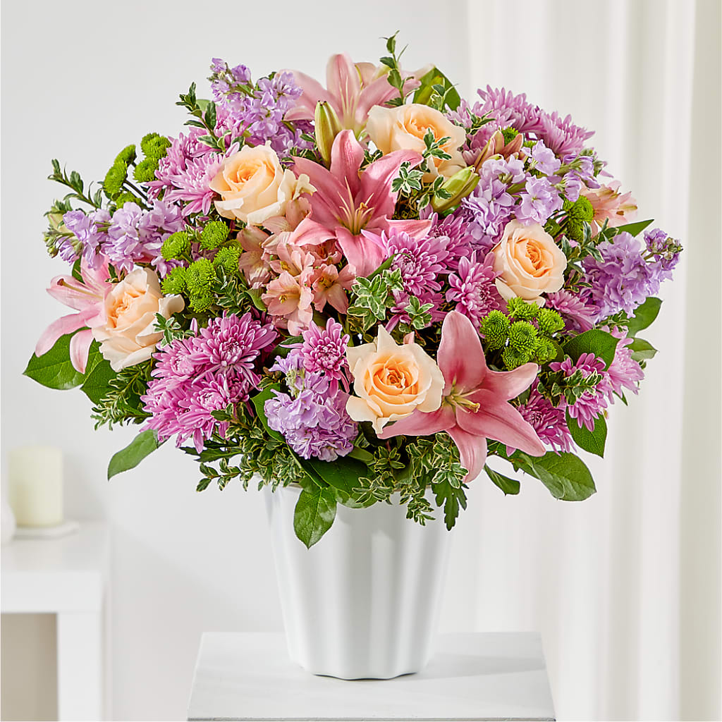 Supportive Embrace Tabletop Basket – MEME'S FRANKLIN FLOWER SHOP, Franklin LA