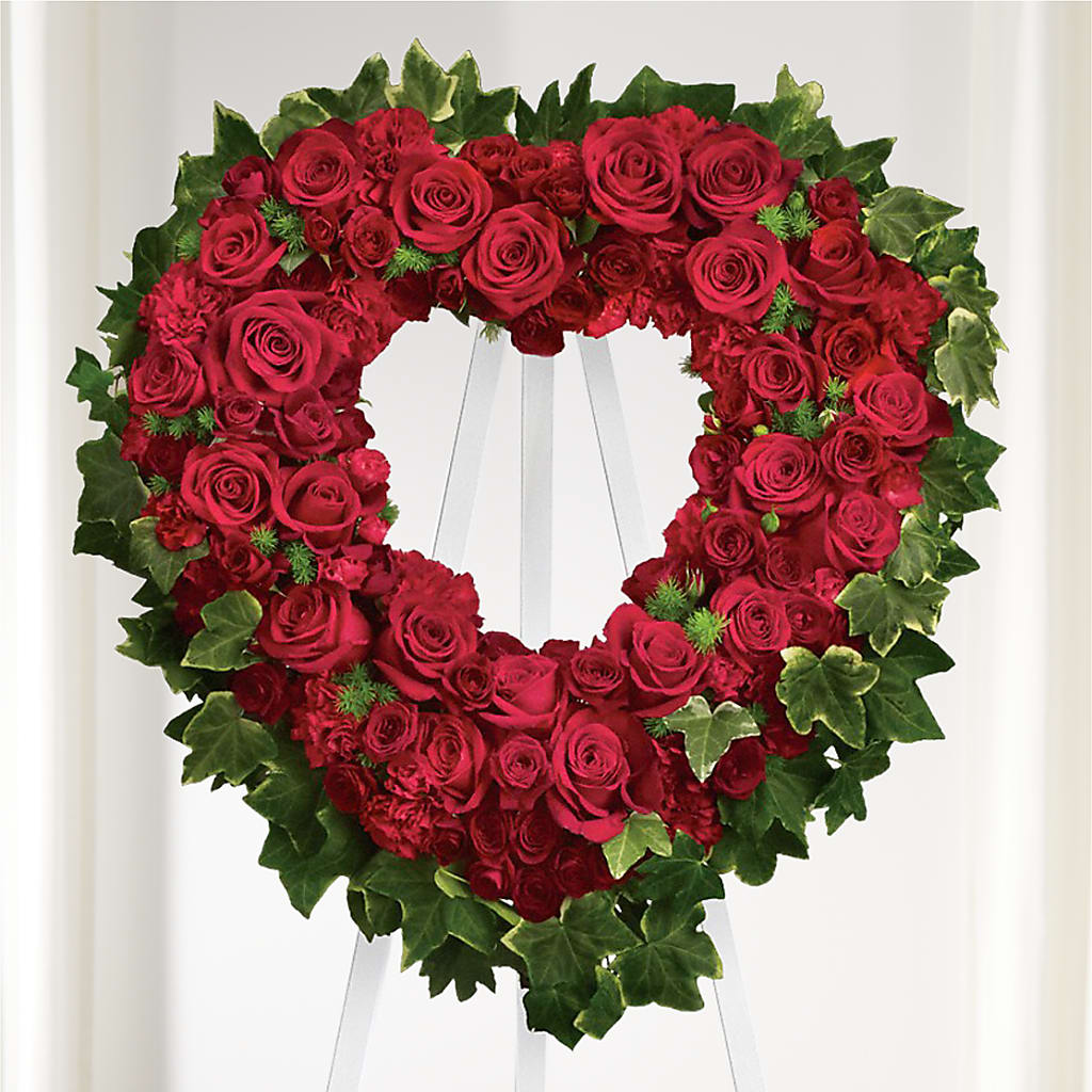Wholehearted Standing Spray – MEME'S FRANKLIN FLOWER SHOP, Franklin LA