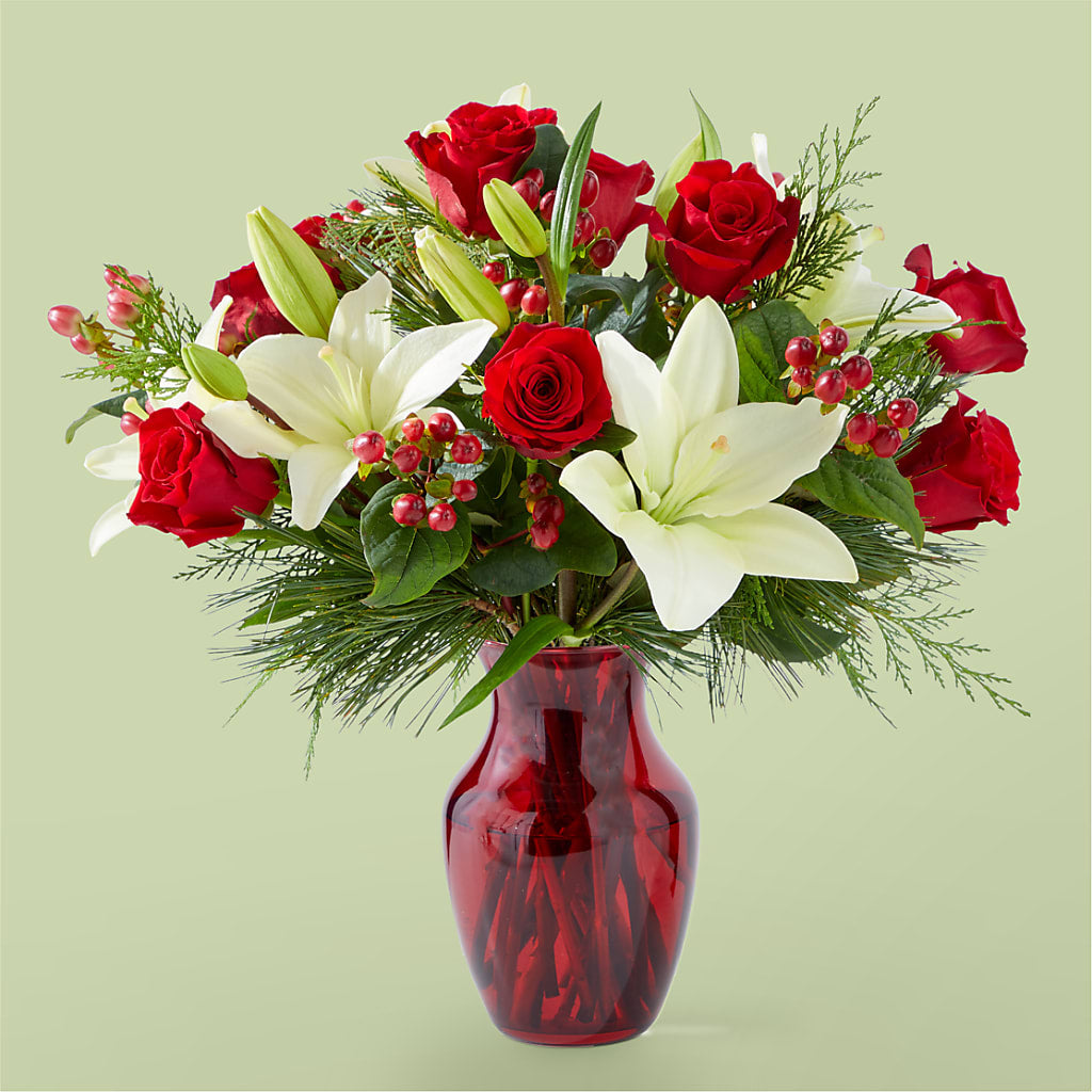 Evergreen Delight Bouquet – MEME'S FRANKLIN FLOWER SHOP, Franklin LA