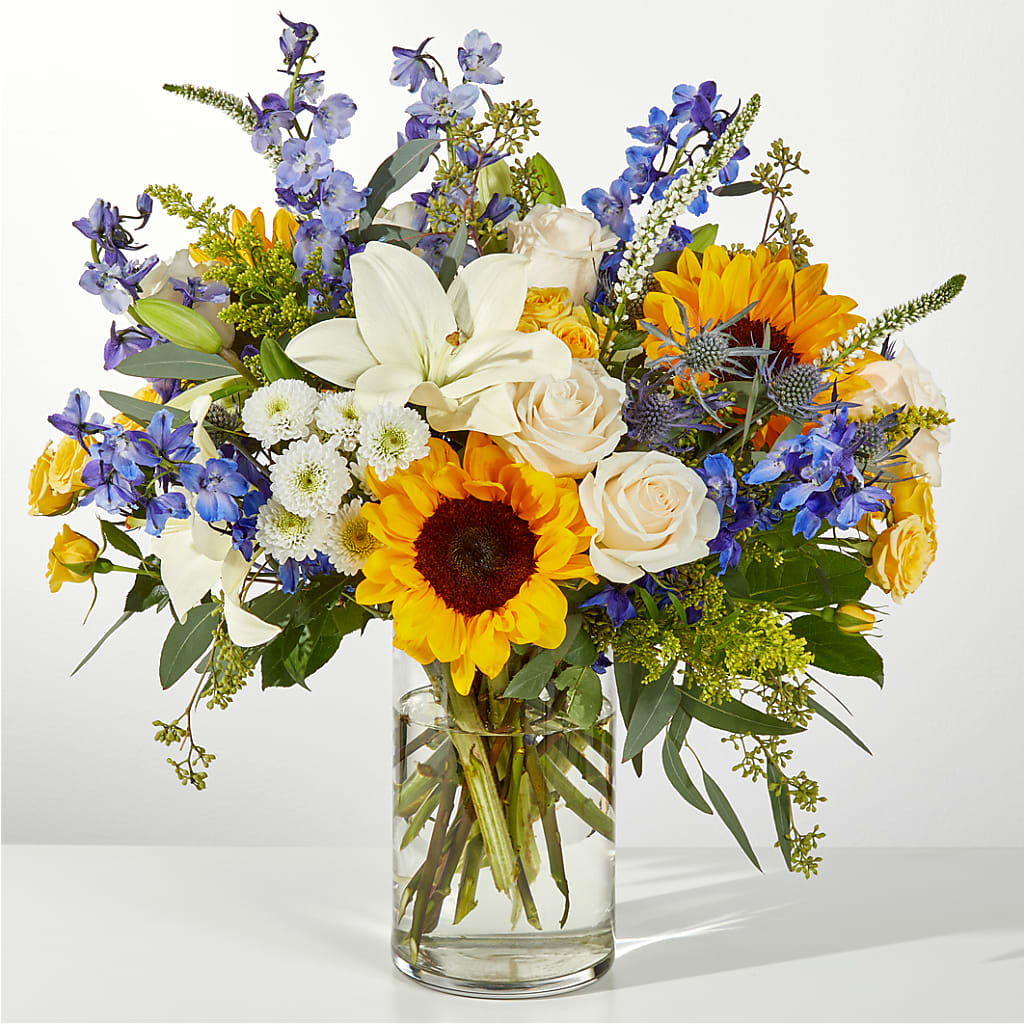Wonderfully Sunny Bouquet – MEME'S FRANKLIN FLOWER SHOP, Franklin LA