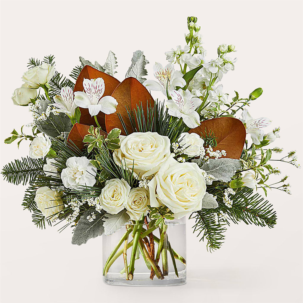 Fresh Snowfall Bouquet – MEME'S FRANKLIN FLOWER SHOP, Franklin LA