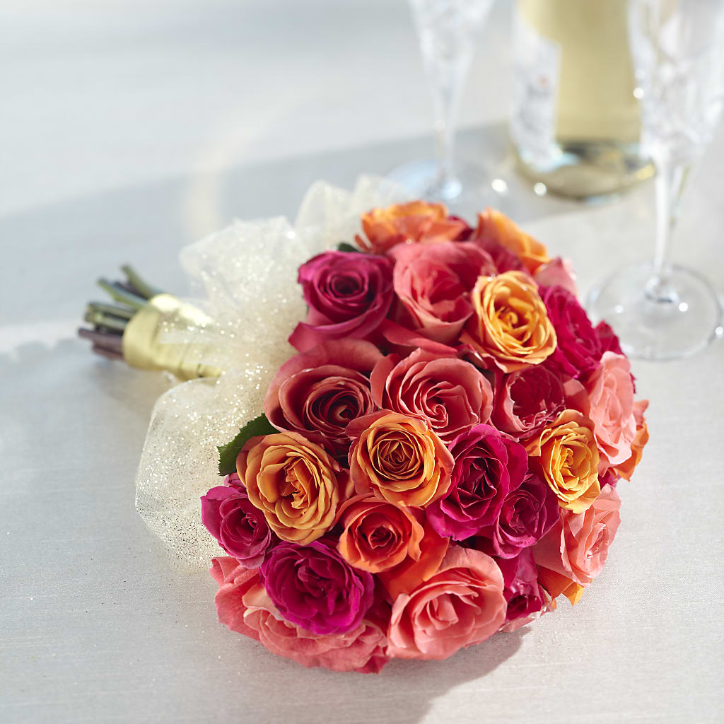 Sweet Roses Bouquet – MEME'S FRANKLIN FLOWER SHOP, Franklin LA