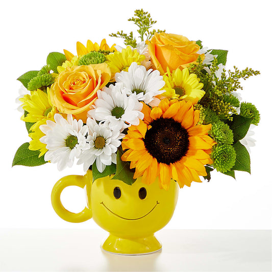 Be Happy Bouquet – MEME'S FRANKLIN FLOWER SHOP, Franklin LA