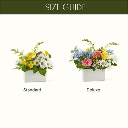 Sun Salutation Box Bouquet – MEME'S FRANKLIN FLOWER SHOP, Franklin LA