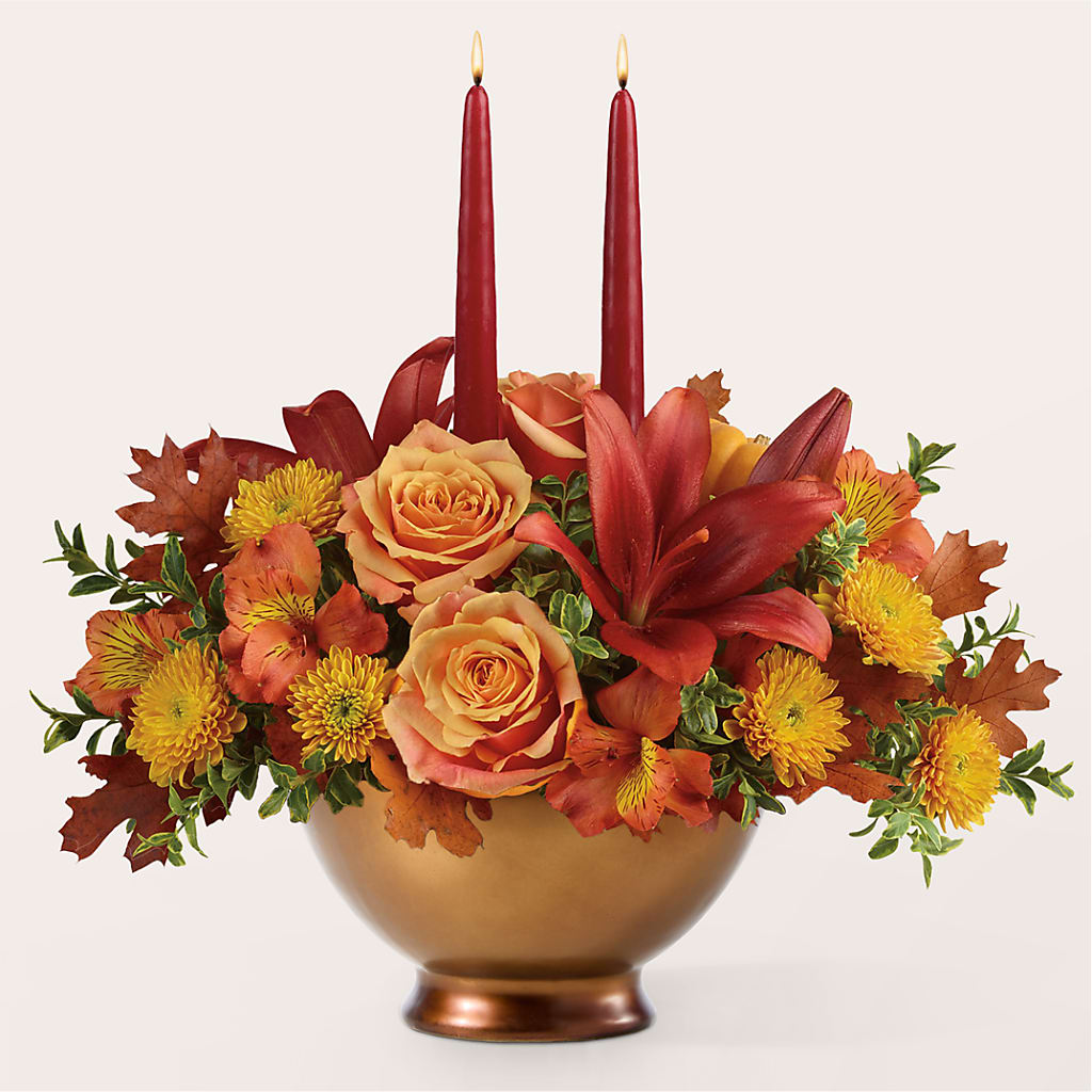 Harvest Table Centerpiece – MEME'S FRANKLIN FLOWER SHOP, Franklin LA