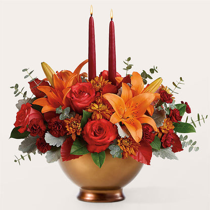 Fruits of Fall Centerpiece – MEME'S FRANKLIN FLOWER SHOP, Franklin LA