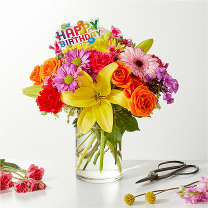 Cue the Confetti - A Florist Original – MEME'S FRANKLIN FLOWER SHOP, Franklin LA