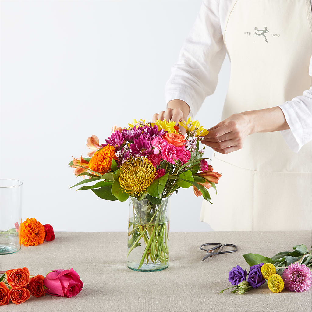 Feast of Color – A Florist Original – MEME'S FRANKLIN FLOWER SHOP, Franklin LA