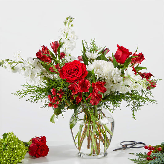 Merry Moment Bouquet – A Florist Original – MEME'S FRANKLIN FLOWER SHOP, Franklin LA
