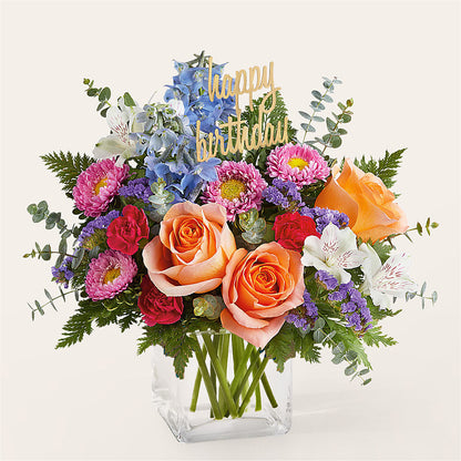 Birthday Bash Bouquet – MEME'S FRANKLIN FLOWER SHOP, Franklin LA