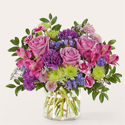 Glass Half Full Bouquet – MEME'S FRANKLIN FLOWER SHOP, Franklin LA