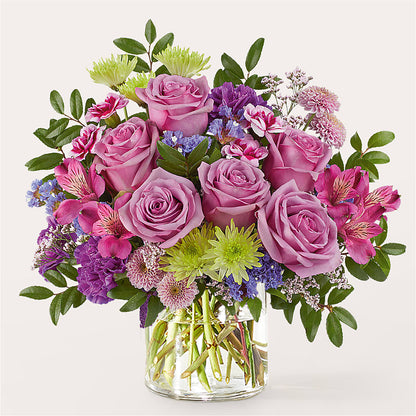 Glass Half Full Bouquet – MEME'S FRANKLIN FLOWER SHOP, Franklin LA
