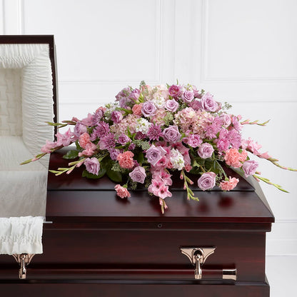 Immorata Casket Spray – MEME'S FRANKLIN FLOWER SHOP, Franklin LA