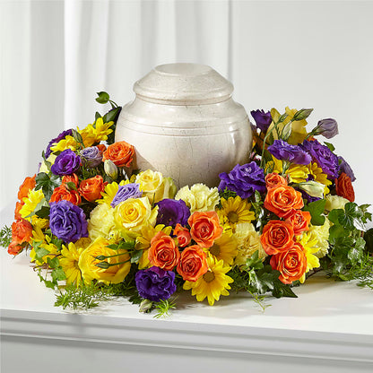 Blossoms of Remembrance Cremation Adornment – MEME'S FRANKLIN FLOWER SHOP, Franklin LA