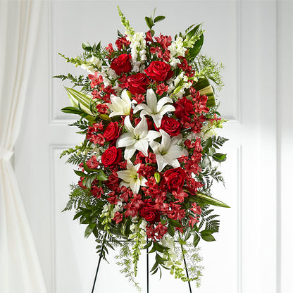 Everlasting Memory Standing Spray – MEME'S FRANKLIN FLOWER SHOP, Franklin LA