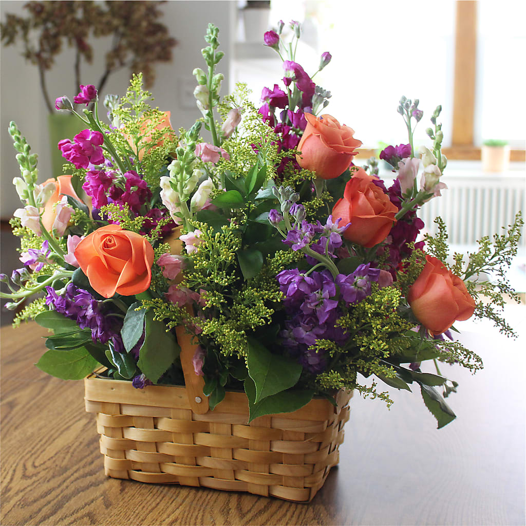 Garden of Life Basket – MEME'S FRANKLIN FLOWER SHOP, Franklin LA