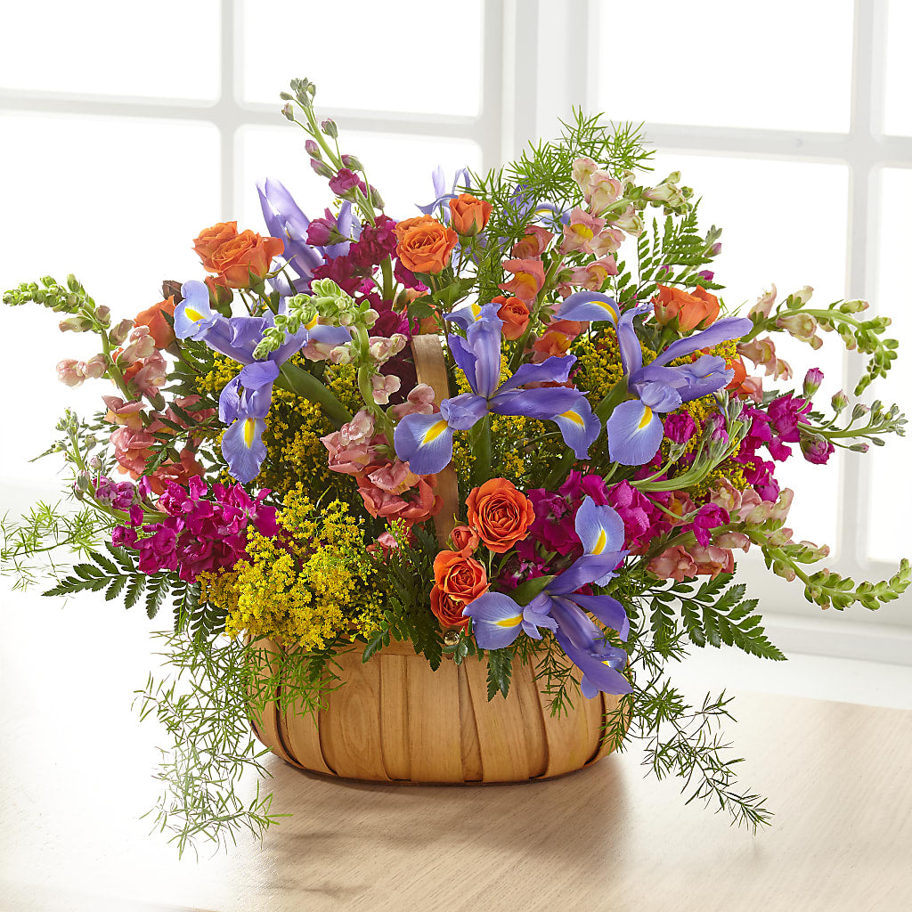 Garden of Life Basket – MEME'S FRANKLIN FLOWER SHOP, Franklin LA