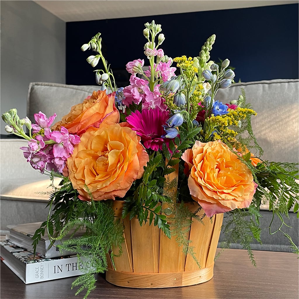 Garden of Life Basket – MEME'S FRANKLIN FLOWER SHOP, Franklin LA