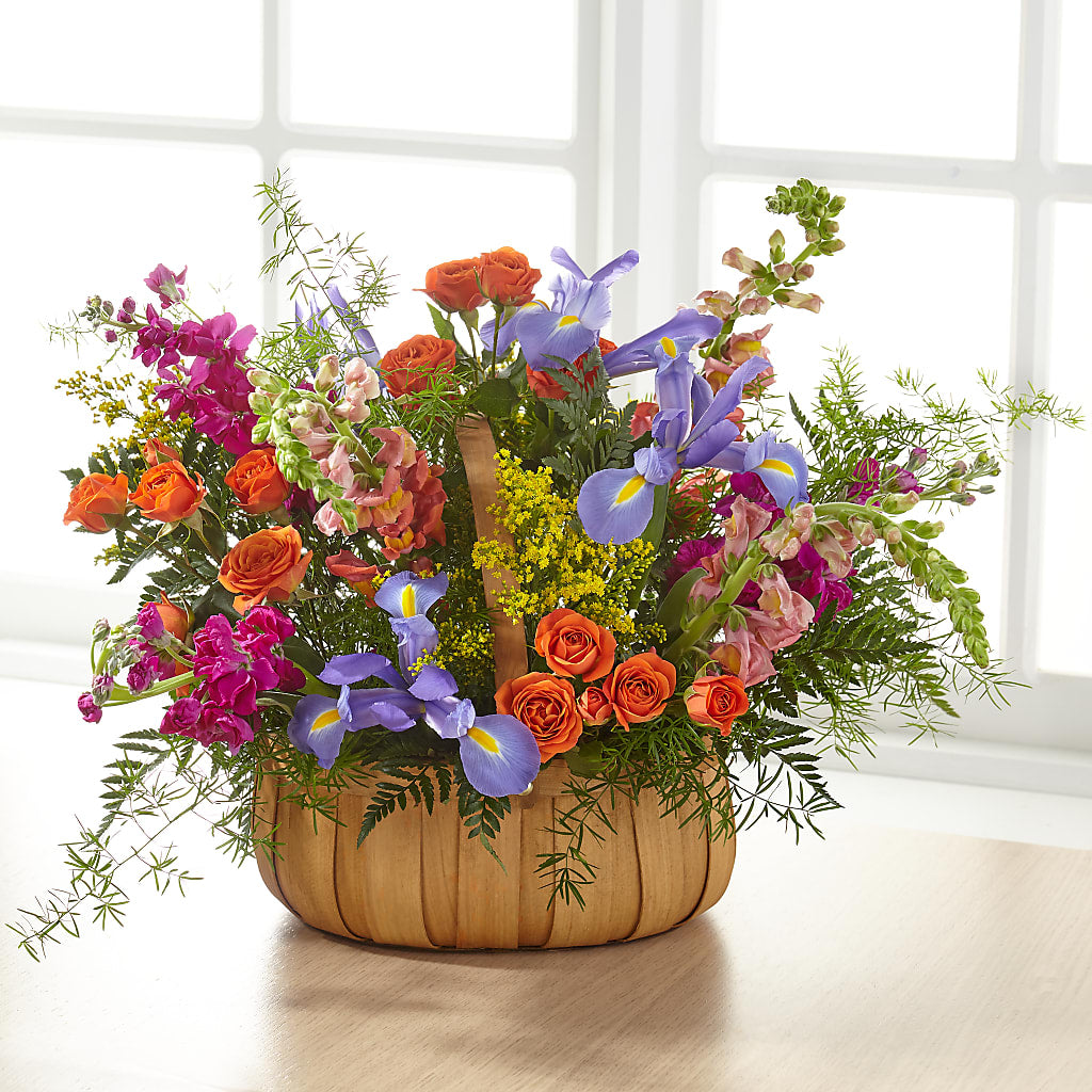 Garden of Life Basket – MEME'S FRANKLIN FLOWER SHOP, Franklin LA