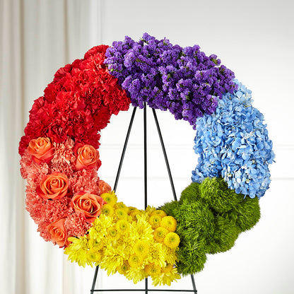 Circle of Love Wreath – MEME'S FRANKLIN FLOWER SHOP, Franklin LA