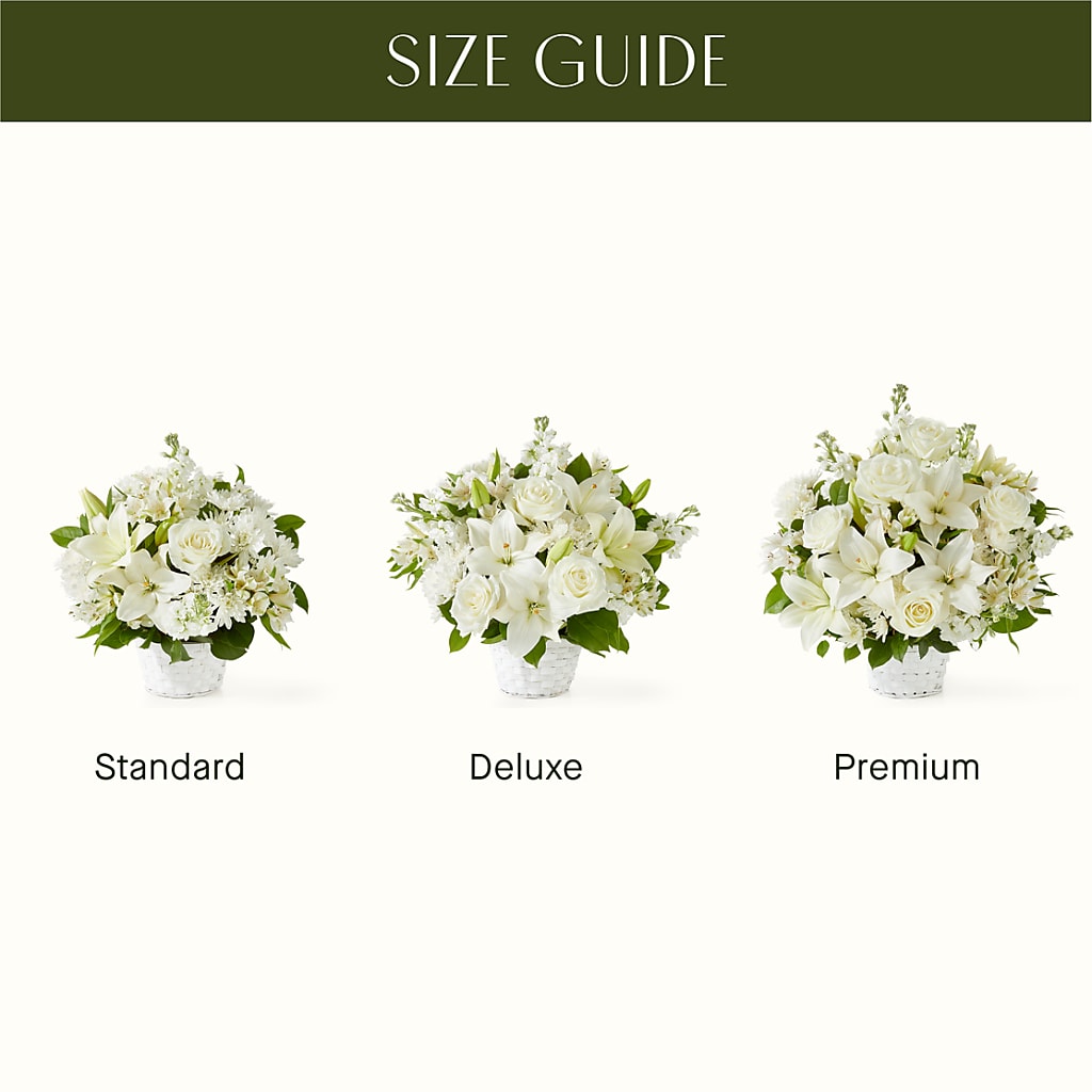 Peaceful Reflections Arrangement – MEME'S FRANKLIN FLOWER SHOP, Franklin LA
