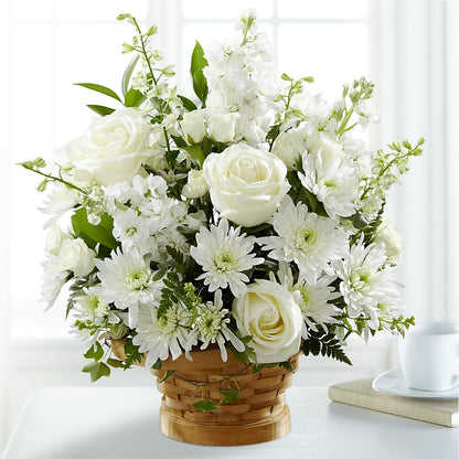 Heartfelt Condolences Arrangement – MEME'S FRANKLIN FLOWER SHOP, Franklin LA