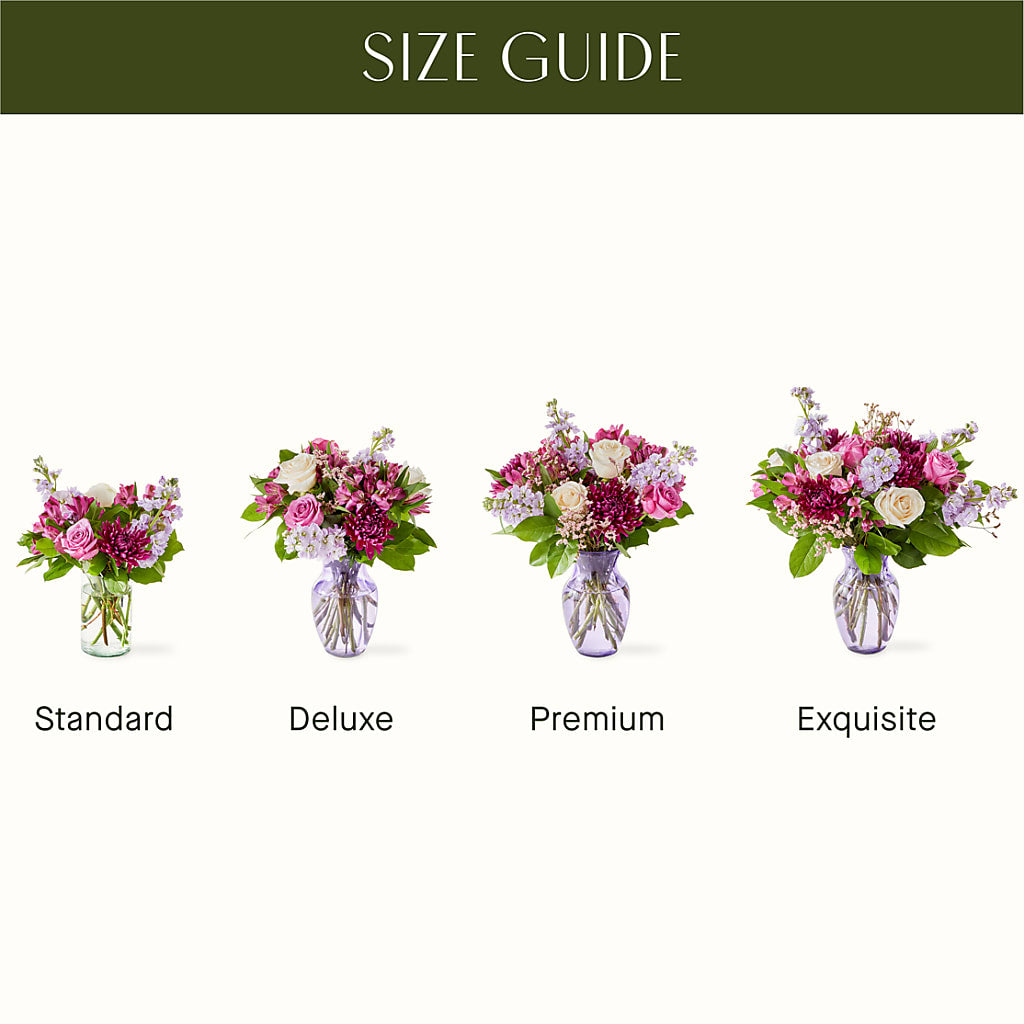Amethyst Dreams Bouquet – MEME'S FRANKLIN FLOWER SHOP, Franklin LA