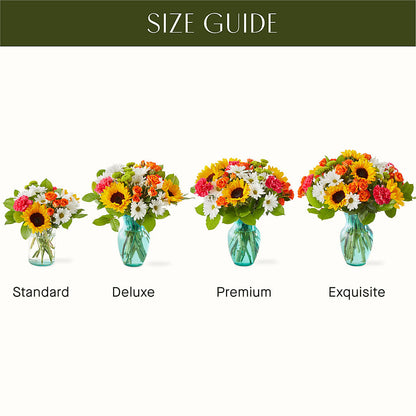 Sun-drenched Blooms Bouquet – MEME'S FRANKLIN FLOWER SHOP, Franklin LA