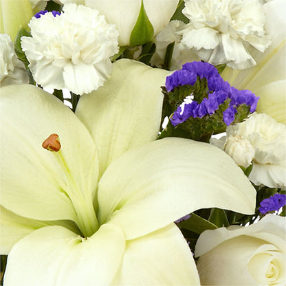 Sapphire Rush Bouquet – MEME'S FRANKLIN FLOWER SHOP, Franklin LA