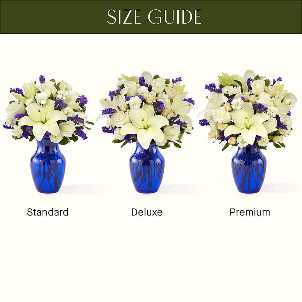 Sapphire Rush Bouquet – MEME'S FRANKLIN FLOWER SHOP, Franklin LA