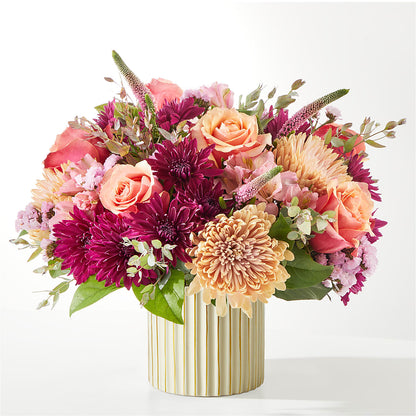 Berry Cobbler Bouquet with Ivory Vase – MEME'S FRANKLIN FLOWER SHOP, Franklin LA