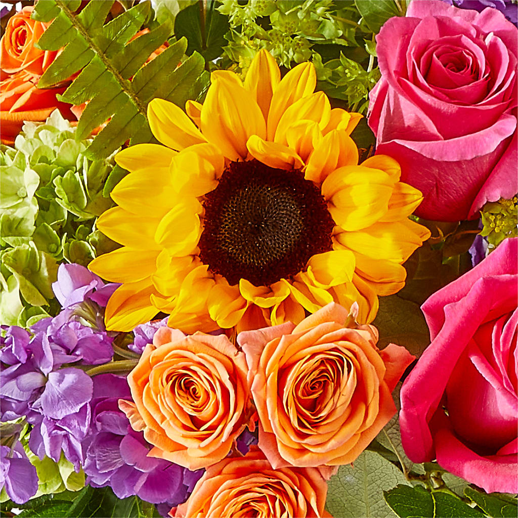 Vibrant Greetings Bouquet – MEME'S FRANKLIN FLOWER SHOP, Franklin LA