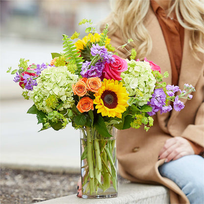 Vibrant Greetings Bouquet – MEME'S FRANKLIN FLOWER SHOP, Franklin LA