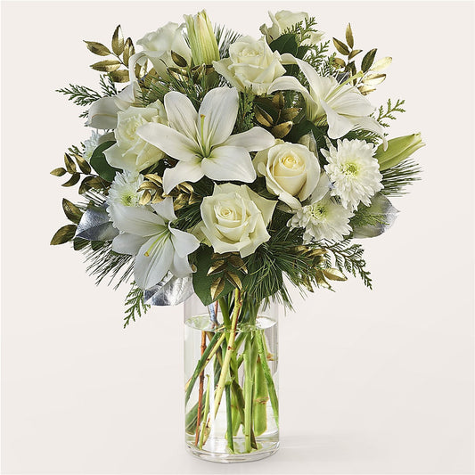 Wintry Mix Bouquet – MEME'S FRANKLIN FLOWER SHOP, Franklin LA